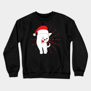 Christmas Kitten Crewneck Sweatshirt